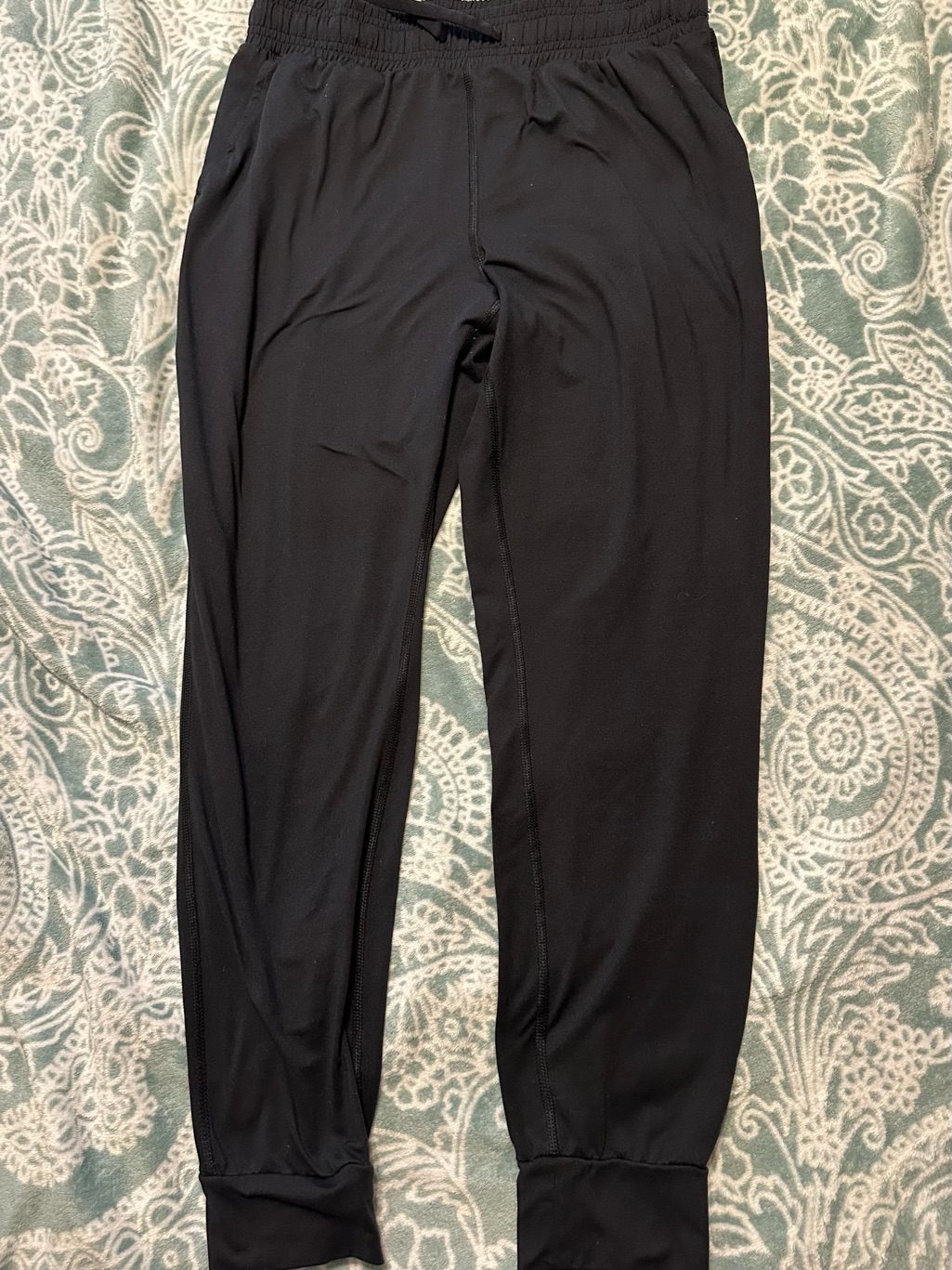 All In Motion Women’s Black Joggers Pockets Cuffs Size Small